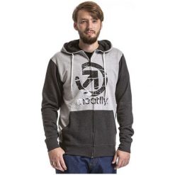 Meatfly Męska Bluza Z Hood Knockout Hood C- Heather Charcoal, Heather Gray (Rozmiar M). Szare bluzy męskie marki Meatfly, m, bez wzorów, sportowe, bez kołnierzyka, bez rękawów, bez kaptura. W wyprzedaży za 166,00 zł.