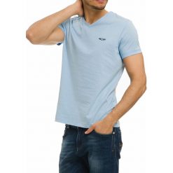 T-shirty męskie: T-shirt w kolorze jasnoniebieskim