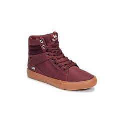 Buty Supra ALUMINIUM. Czerwone trampki i tenisówki damskie Supra, bez wzorów, bez zapięcia. Za 399,00 zł.