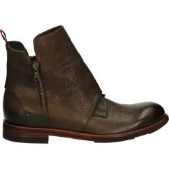 Botki męskie - 265111 BU MAR. Brązowe botki męskie marki Venezia, ze skóry. Za 299,00 zł.