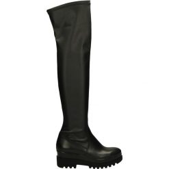 Kozaki - B18 V-ST NERO. Czarne buty zimowe damskie Venezia, ze skóry. Za 229,00 zł.
