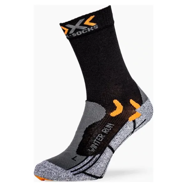 X-Socks Skarpety Winter Run Si Lver , czarny, rozmiar S. Czarne skarpetki damskie X SOCKS, bez wzorów, z poliesteru. W wyprzedaży za 69,99 zł.