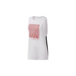 Topy na ramiączkach / T-shirty bez rękawów Reebok Sport Koszulka bez rękawów Cardio Graphic. Białe topy damskie Reebok Sport, s, bez wzorów, bez kołnierzyka. Za 139,00 zł.