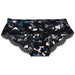 Calvin Klein Hipster Figi qf1691e-Taz Floral Fantasy Drukuj (Rozmiar S). Czarne figi damskie marki Calvin Klein, s. W wyprzedaży za 89,00 zł.