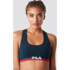 FILA Biustonosz Logo FU6048 - Blue,Navy. Niebieskie biustonosze bezszwowe marki Fila. Za 100,95 zł.