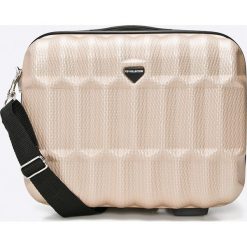 VIP COLLECTION - Walizka Barbados 16 L. Szare walizki VIP COLLECTION, w paski, z materiału, małe. Za 199,90 zł.