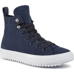 Sneakersy CONVERSE - Ctas Hiker Hi 565237C Obsidian/White/Black. Niebieskie półbuty damskie Converse, ze skóry. W wyprzedaży za 239,00 zł.
