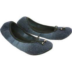 PANTO FINO B-07 granatowy, kapcie baleriny damskie. Niebieskie baleriny damskie Panto Fino. Za 65,00 zł.