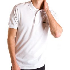 LACOSTE POLO > L1212.001. Koszulki męskie Lacoste, na lato, xl, bez wzorów, z bawełny, eleganckie, polo, bez rękawów. W wyprzedaży za 299,99 zł.