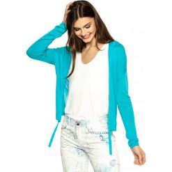 Dzianinowy sweter L'AF SOPHIE. Niebieskie swetry damskie L’AF, l, bez wzorów, z dzianiny, bez rękawów, bez kaptura. W wyprzedaży za 98,00 zł.