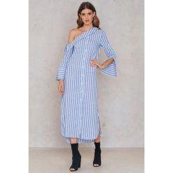 Sukienki: SheIn Sukienka asymetryczna – Blue,Multicolor