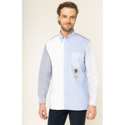 Koszula TOMMY HILFIGER Icon Color Block MW0MW12100. Koszule męskie TOMMY HILFIGER, m, bez wzorów, z bawełny, casualowe, bez kołnierzyka, bez rękawów. W wyprzedaży za 229,00 zł.