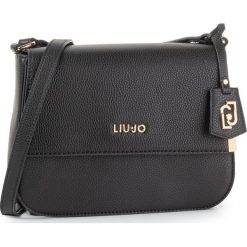Torebka LIU JO - M Crossbody N69004 E0033 Nero 22222. Czarne listonoszki damskie Liu Jo, bez wzorów, ze skóry ekologicznej, bez dodatków. Za 559,00 zł.