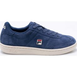 Fila - Buty Portland S Low. Niebieskie buty sportowe męskie Fila, ze skóry, na sznurówki. W wyprzedaży za 219,90 zł.