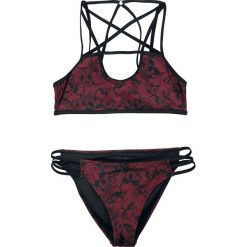 Stroje dwuczęściowe damskie: Full Volume by EMP Strappy Bikini Set Bikini czarny