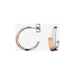 Calvin Klein Kolczyki Złoty Srebrny. Szare kolczyki damskie Calvin Klein, srebrne. Za 481,95 zł.