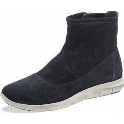 Skórzane sneakersy w kolorze czarnym. Szare sneakersy damskie marki Marco Tozzi. W wyprzedaży za 181,95 zł.