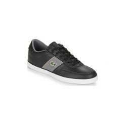 Buty Lacoste COURT-MASTER 318 1. Czarne trampki męskie Lacoste, bez wzorów, bez zapięcia. Za 343,20 zł.