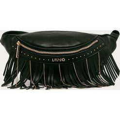 Liu Jo - Nerka. Czarne nerki damskie Liu Jo, w paski, z poliesteru, duże, bez dodatków. Za 479,90 zł.