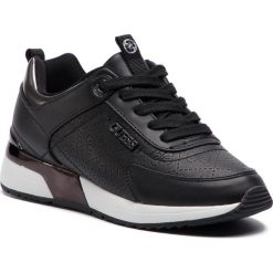 Sneakersy GUESS - FL5MRL FAL12 BLACK. Czarne sneakersy damskie Guess, z materiału. Za 529,00 zł.