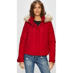Vero Moda - Kurtka. Pomarańczowe kurtki damskie Vero Moda, s, bez wzorów, z poliesteru, krótkie. W wyprzedaży za 119,90 zł.
