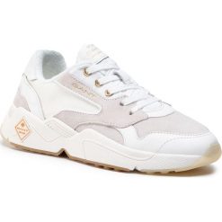 Sneakersy GANT - Nicewill 21533869 White G29. Białe półbuty damskie GANT, bez wzorów, ze skóry, bez obcasa, na płaskiej podeszwie, bez zapięcia. Za 499,00 zł.