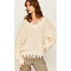 Silvian Heach - Sweter. Żółte swetry damskie Silvian Heach, s, bez wzorów, z bawełny, klasyczne, bez rękawów, bez kaptura. Za 389,90 zł.