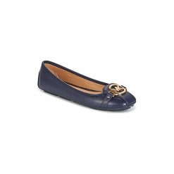 Baleriny MICHAEL Michael Kors FULTON MOC. Niebieskie baleriny damskie MICHAEL Michael Kors, bez wzorów, bez obcasa. Za 419,00 zł.