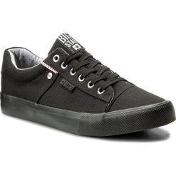 Tenisówki BIG STAR - AA174096 Black. Czarne półbuty męskie BIG STAR, na co dzień, bez wzorów, z gumy, retro, bez zapięcia. Za 119,00 zł.