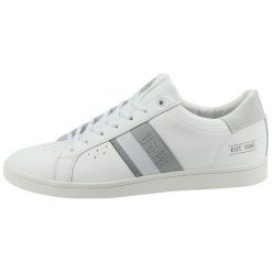 U.S. Polo Assn. Tenisówki Męskie Icon 44 Białe. Białe trampki męskie U.S. Polo Assn., bez wzorów, ze skóry, bez zapięcia. Za 369,00 zł.