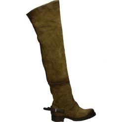 Kozaki - 520382 SENAPE. Brązowe buty zimowe damskie marki Venezia, ze skóry. Za 1099,00 zł.
