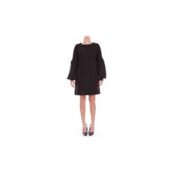 Sukienki krótkie Blugirl 6698. Czarne sukienki damskie Blugirl, bez wzorów, bez kołnierzyka, z krótkim rękawem, krótkie, mini. Za 1030,66 zł.