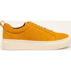 Vagabond - Buty skórzane Zoe. Żółte buty sportowe damskie Vagabond, bez wzorów, ze skóry, sportowe. Za 419,90 zł.