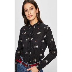 Scotch & Soda - Koszula. Czarne bluzki damskie Scotch & Soda, s, bez wzorów, z bawełny, klasyczne, z klasycznym kołnierzykiem, z długim rękawem. W wyprzedaży za 179,90 zł.