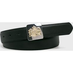 Lauren Ralph Lauren - Pasek. Czarne paski damskie Lauren Ralph Lauren, w paski, ze skóry. Za 299,90 zł.