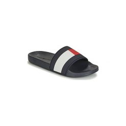 Klapki Tommy Hilfiger MARCO 9D. Niebieskie kapcie męskie TOMMY HILFIGER, bez wzorów. Za 179,00 zł.