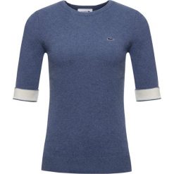 Sweter Lacoste AF1923. Niebieskie swetry damskie Lacoste, bez wzorów, z wełny, klasyczne, bez rękawów, bez kaptura. W wyprzedaży za 339,00 zł.