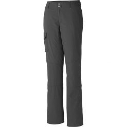 Spodnie funkcyjne "Silver Ridge" w kolorze szarym. Szare spodnie damskie Columbia, l, z materiału. W wyprzedaży za 127,95 zł.