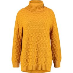 Ivko Sweter golden. Pomarańczowe swetry klasyczne damskie marki Ivko, z wełny. Za 709,00 zł.