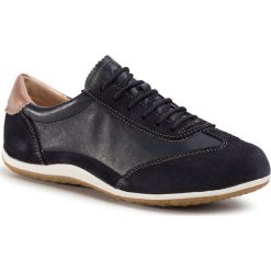 Sneakersy GEOX - D Vega A D0209A 02285 C4002 Navy. Niebieskie półbuty damskie Geox, z zamszu. Za 519,00 zł.
