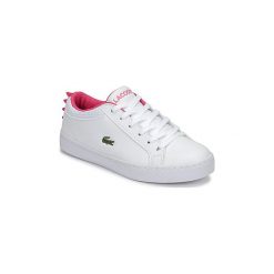 Buty Dziecko Lacoste STRAIGHTSET 119 1. Białe trampki dziewczęce marki Lacoste, bez wzorów, bez zapięcia. Za 289,00 zł.