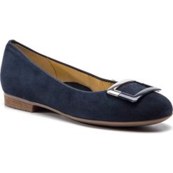 Baleriny ARA - 12-31332-02 Blau. Niebieskie baleriny damskie ara, bez wzorów, ze skóry, bez obcasa, bez zapięcia. Za 349,00 zł.