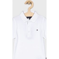 Tommy Hilfiger - T-shirt dziecięcy 104-176 cm. Białe t-shirty chłopięce TOMMY HILFIGER, bez wzorów, z elastanu, z krótkim rękawem. Za 189,90 zł.