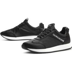 CALVIN KLEIN JILL > R7807 BLACK. Czarne buty sportowe damskie Calvin Klein, bez wzorów, z jeansu, sportowe. W wyprzedaży za 429,99 zł.