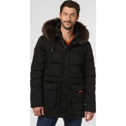 Superdry - Męski płaszcz pikowany – Chinook Parka, czarny. Czarne płaszcze męskie Superdry, s. Za 649,95 zł.