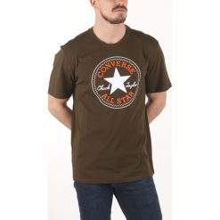 Converse Koszulka Zielony Brązowy. Pomarańczowe podkoszulki męskie Converse, xl, z nadrukiem, z bawełny. Za 102,95 zł.