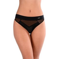 Calvin Klein Majtki damskie Thong Black QF4496E (rozmiar S). Czarne majtki damskie Calvin Klein, s, z materiału. W wyprzedaży za 72,00 zł.