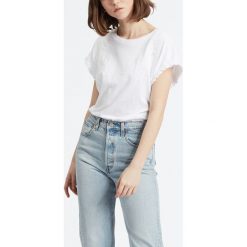 Levi's Elma Koszulka Biały. Białe koszulki damskie Levi's®, s, z haftami, z bawełny, bez kołnierzyka. Za 154,95 zł.