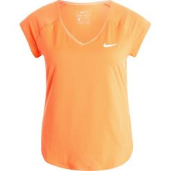 Nike Performance PURE Tshirt basic tart/white. Żółte topy sportowe damskie marki Nike Performance, s, z elastanu. W wyprzedaży za 132,30 zł.