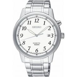 Zegarki męskie: Zegarek męski Seiko Kinetic SKA775P1
